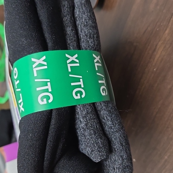 Lemon Size XL Black and Dark Grey Fleece Lined High Waisted Seamless Leg… - Picture 8 of 8